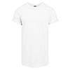 Urban Classics - Long Shaped Turnup Herren TShirt - Weiß Product image